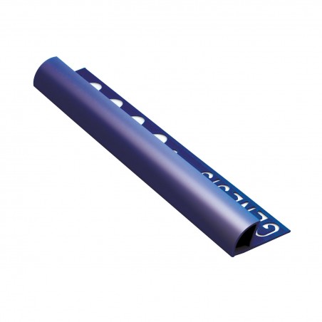 Profilo arrotondato in PVC - Blu lucido