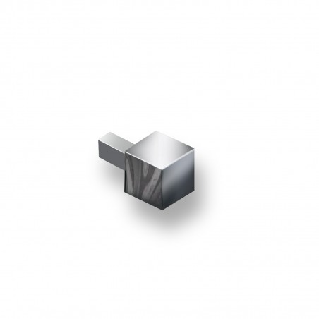 Angolo interno/esterno in alluminio - Cromato - 2pz