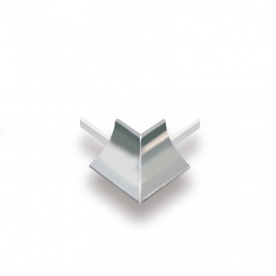 Angolo esterno per sguscia in alluminio - Anodizzato - 2 pz